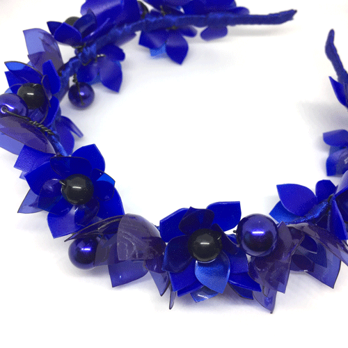 royal-blue-flower-headband